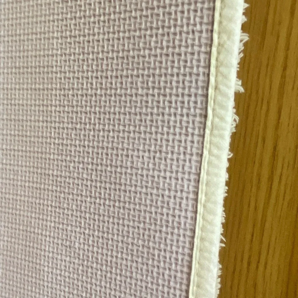 43” x 24” cream/ivory Bathroom Rug